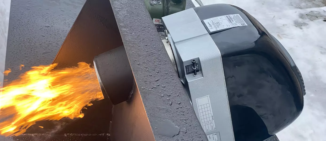 Испытание горелки